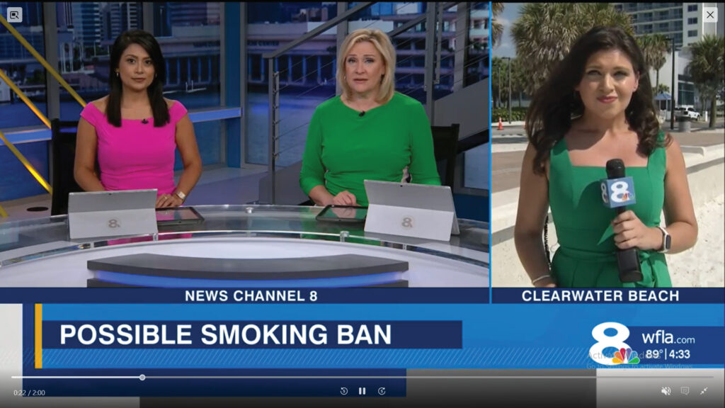 City of Clearwater considering smoking ban at public parks and beaches